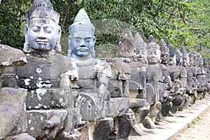 South Gate, Angkor Thom, Cambodia