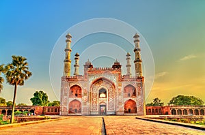 South Gate of Sikandra Fort in Agra - Uttar Pradesh, India