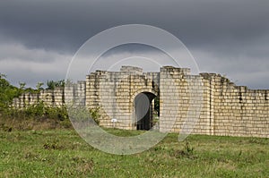 The South Gate of Veliki Preslav fortress