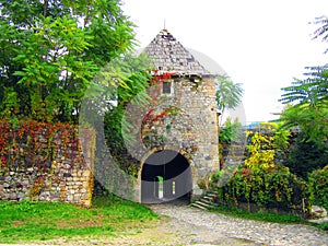 The south gates of the fortress Kastel which is directed towards the river of Vrbas photo