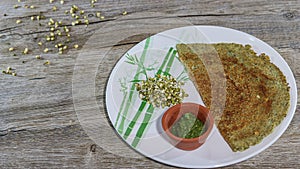 SOUTH INDIAN DOSA RECIPE SERVING