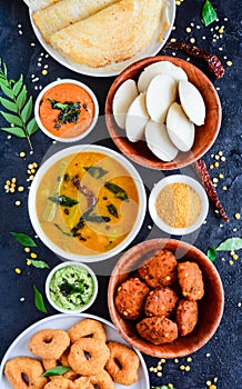 South Indian Food Platter photo