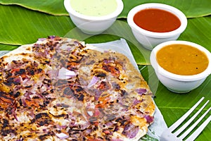 South Indian Food Spicy Uttapam