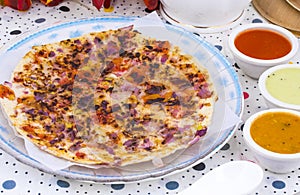 South Indian Food Spicy Uttapam