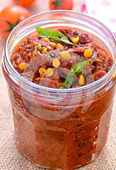 South Indian instant tomato pickle