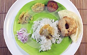 South indian meals