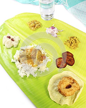 South indian meals