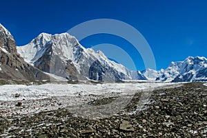 South Inilchek Tian Shan mountains glacier