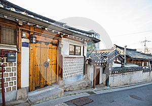 South Korea at the Bukchon Hanok historic district