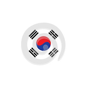 south korea flag logo