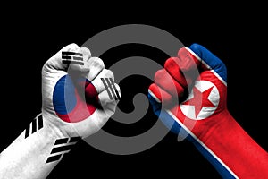 South Korea and North Korea conflict  international relations crisis