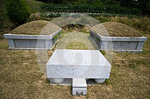 South Korean graves photo