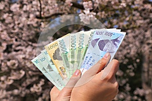 South Korean won cash