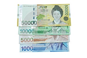 South Korean Won currency