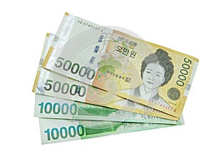 South Korean Won currency