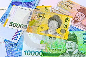 South Korean Won Currency.