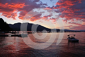 South Lake Tahoe Sunset