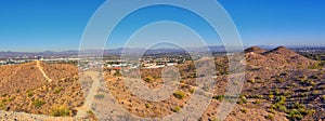 South Mountain Park and Preserve, Pima Canyon Hiking Trail, Phoenix, Southern Arizona desert.