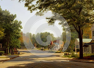 South Oakes At Cascade neighborhood in Atlanta, Georgia USA.