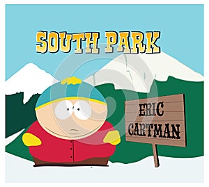 South Park, Eric Cartman isolated vector editorial