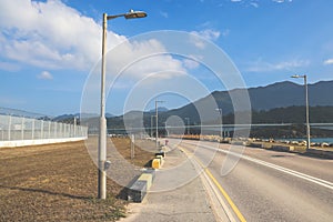 South Perimeter Road at Hong Kong International Airport Feb 13 2024