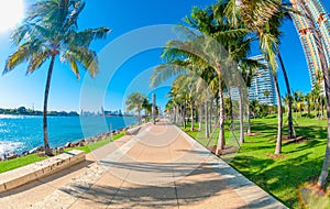 South Pointe in Miami Beach, Florida, USA