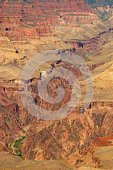 South Rim of Grand Canyon in Arizona panorama