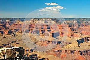 South Rim of Grand Canyon in Arizona panorama