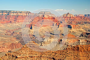 South Rim of Grand Canyon in Arizona panorama