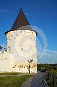 The south round tower. Tobolsk Kremlin. Tobolsk. Russia