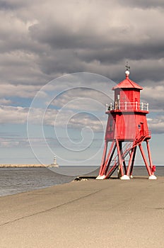 South Shields Groyne Lighthouse photo