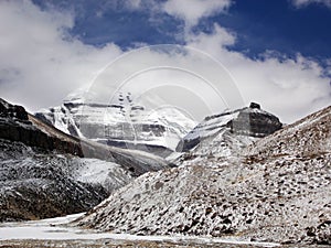 South side of Kailash with Nundu view, Tibet