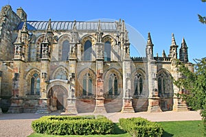 The south side of Rosslyn Chapel