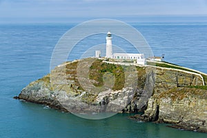 South stack lighthouse on a calm day