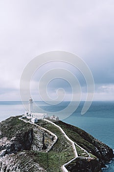South Stack Lighthouse, Wales, Anglesey, UK