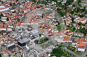 South Switzerland: Airshot from Locarno center photo