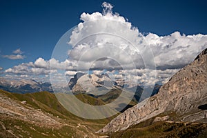 South Tirol with famous Schlern mountain, Italy, Europe