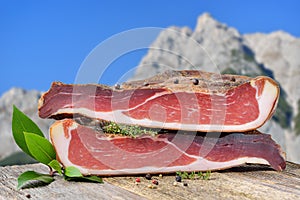 South Tyrolean bacon