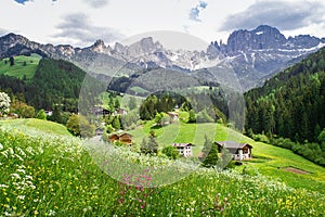 South Tyrolean mountain landscape