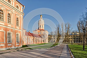 South-west Bibliotechnaya tower of the Alexander Nevsky Lavra.