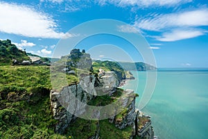 The South West Coast Path near Lynmouth