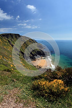 The South West Coast Path South Devon Coastline England