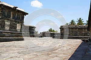 South West view of Chennakeshava temple complex, Belur, Karnataka