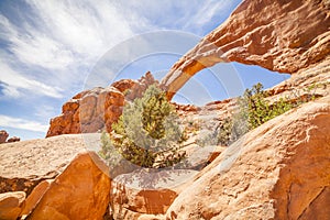 South window in Arches National Park, Utah