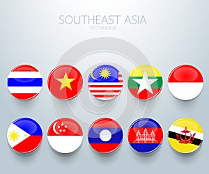 Southeast Asia flag icon