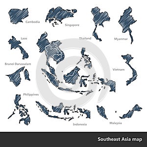 Southeast Asia map