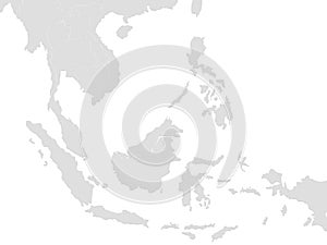 Southeast asia map photo