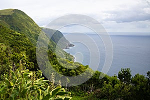 Southeast coast of São Jorge island in the Azores