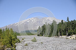 Southeast side of Mount St, Helens, Washington