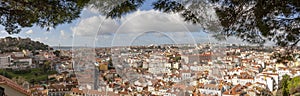 A southerly panorama of Lisbon Portugal